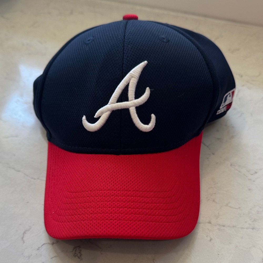 Men's Navy and Red Baseball Cap